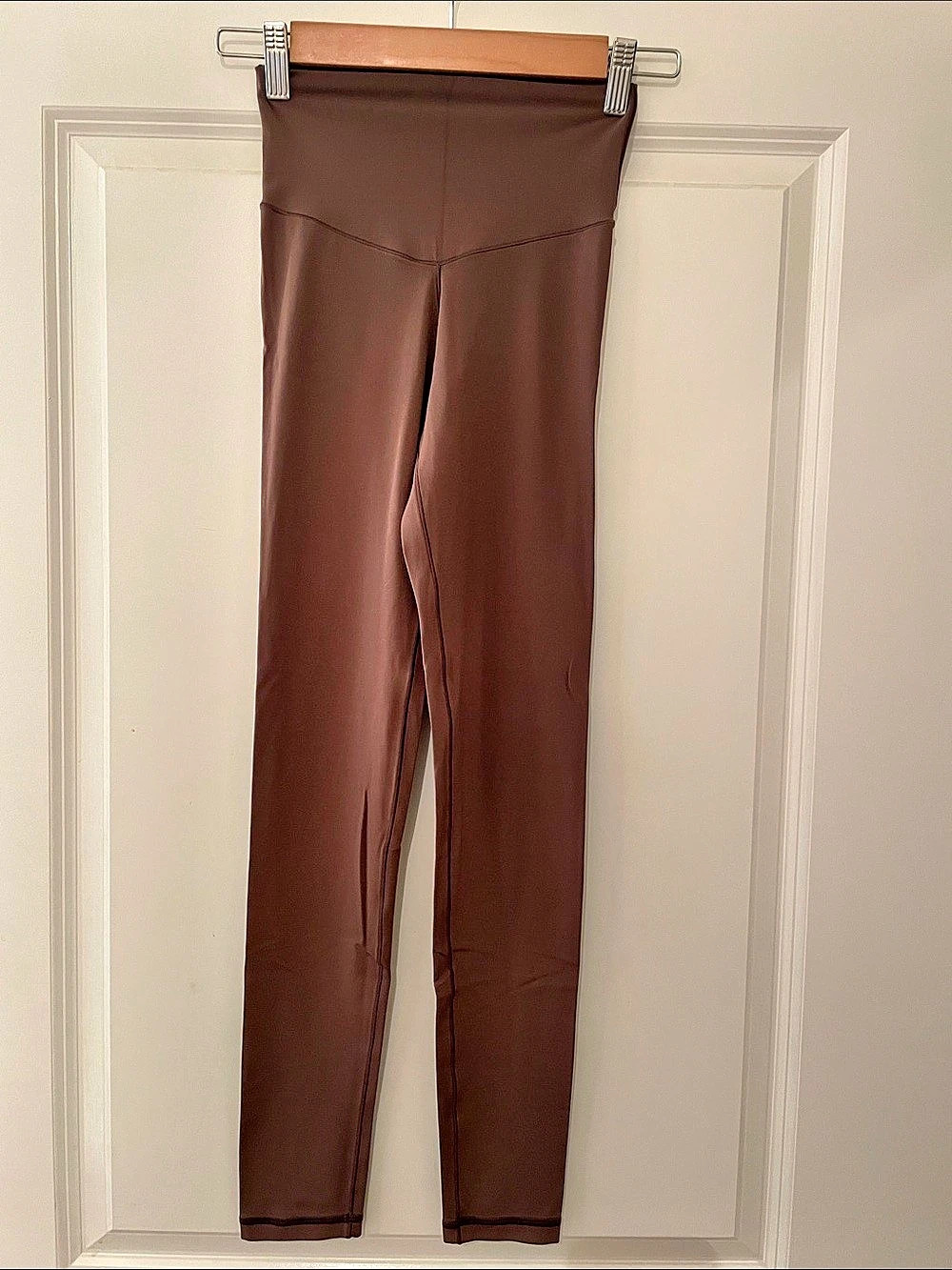 Aerie Offline by Aerie Real Me High-Rise 7/8 Length Brown High-Rise Leggings